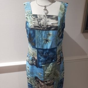 Connected apparel tropical dress 12